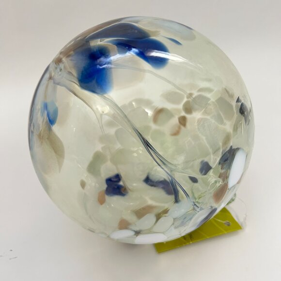 6" Kitras Art Glass - Tree of Enchantment Life - Hand Blown hanging Orb Ornament - Picture 7 of 8